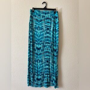Blue Patterned Women's Skirt